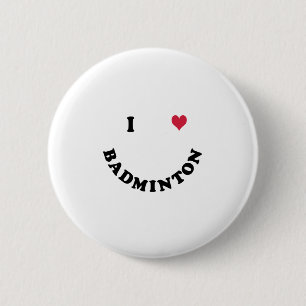 Chapa Redonda De 5 Cm Badminton
