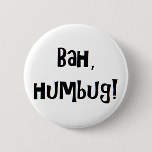 Chapa Redonda De 5 Cm bah humbug