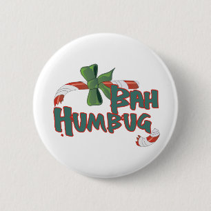 Chapa Redonda De 5 Cm ¡Bah Humbug!