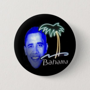 Chapa Redonda De 5 Cm Bahama Obama