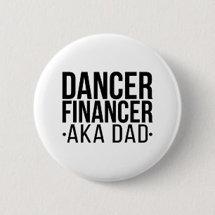 Chapa Redonda De 5 Cm Bailarina bailarina Aka Dance Dad Danzando a papá