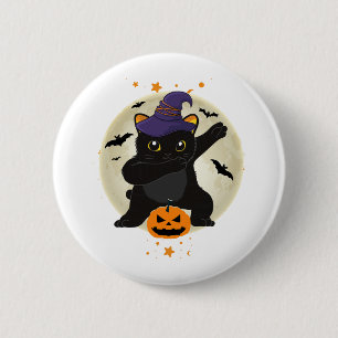 Chapa Redonda De 5 Cm Bailarina de Halloween