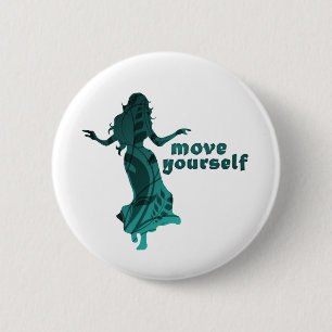 Chapa Redonda De 5 Cm Bailarina *Tonia*