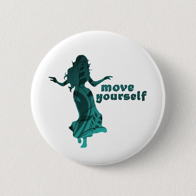 Chapa Redonda De 5 Cm Bailarina *Tonia* (Anverso)