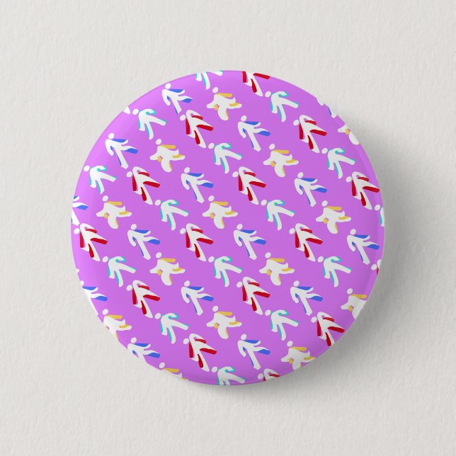 Chapa Redonda De 5 Cm Bailarinas (Anverso)