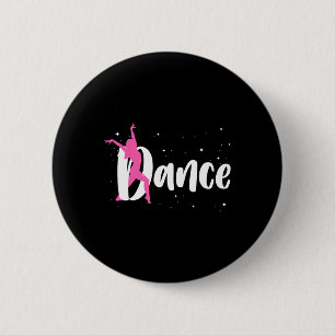 Chapa Redonda De 5 Cm Baile Guay Para Mujeres Chicas Ballroom Lyrical Hi