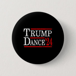 Chapa Redonda De 5 Cm Baile Trump 2024 Trump Vance Divertido Republicano
