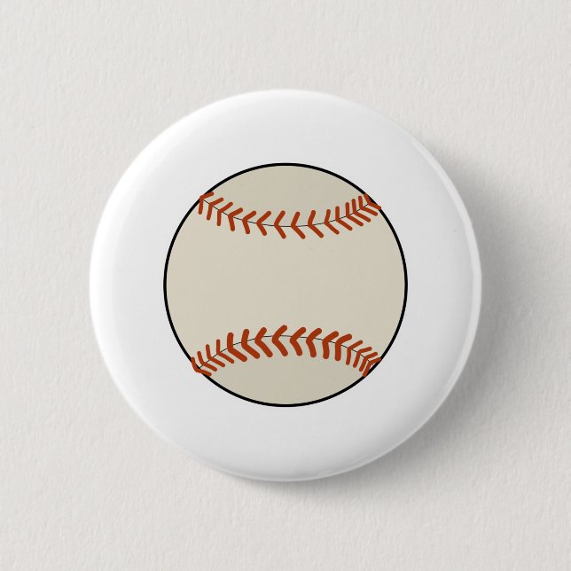 Chapa Redonda De 5 Cm Bala de béisbol (Anverso)