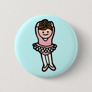 Chapa Redonda De 5 Cm ballet butututon.