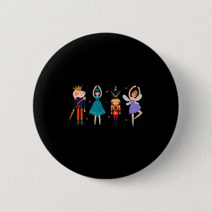 Chapa Redonda De 5 Cm Ballet de Cascanueces de Navidad - Cascanueces