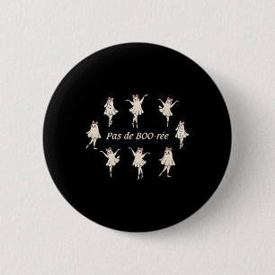 Chapa Redonda De 5 Cm Ballet Gracioso De Boo-rée Famoso Fantasma Fantasm