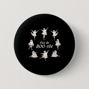 Chapa Redonda De 5 Cm Ballet Gracioso De Boo-rée Famoso Fantasma Fantasm