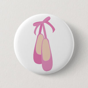 Chapa Redonda De 5 Cm Ballet Shoes