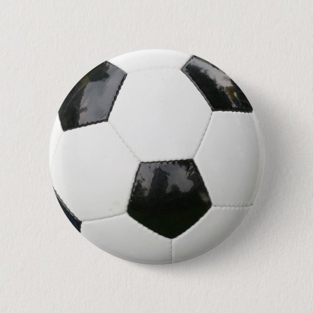 Chapa Redonda De 5 Cm balón de fútbol (Anverso)