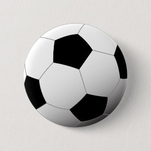 Chapa Redonda De 5 Cm Balón de fútbol