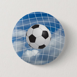 Chapa Redonda De 5 Cm Balón de fútbol