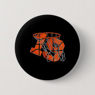 Chapa Redonda De 5 Cm Baloncestistas en 19° aniversario