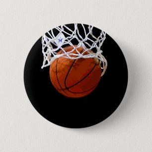 Chapa Redonda De 5 Cm Baloncesto