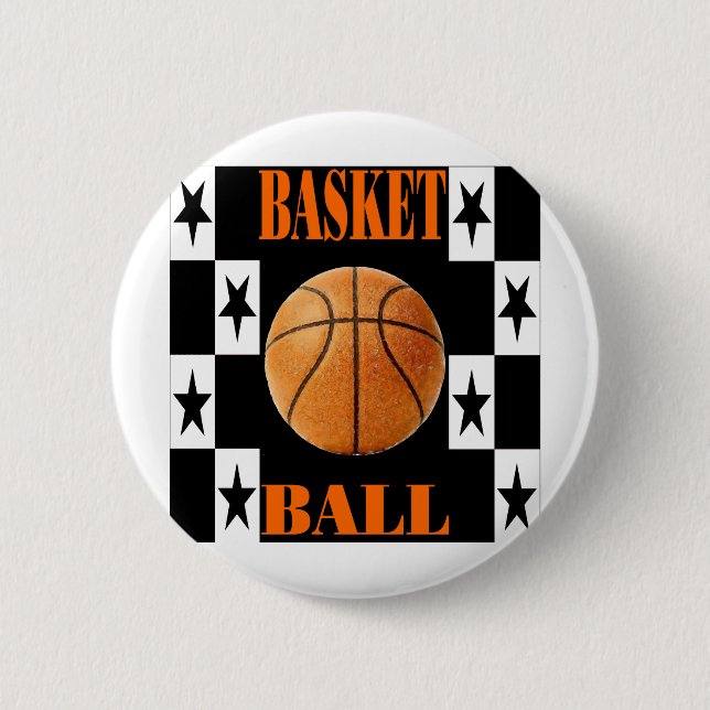 Chapa Redonda De 5 Cm Baloncesto (Anverso)