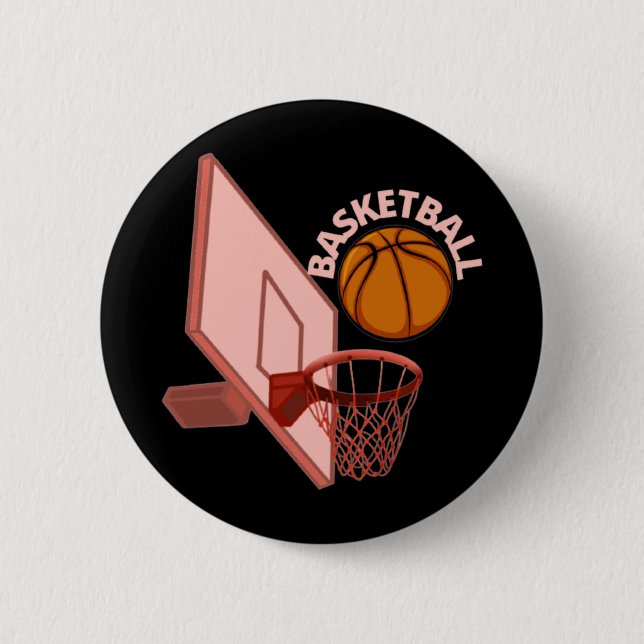 Chapa Redonda De 5 Cm Baloncesto 2 (Anverso)