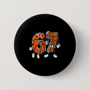 Chapa Redonda De 5 Cm Baloncesto 67 Seis Siete Meme Cool 6 7 Divertido G
