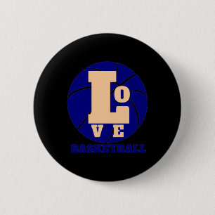 Chapa Redonda De 5 Cm Baloncesto de amor 3