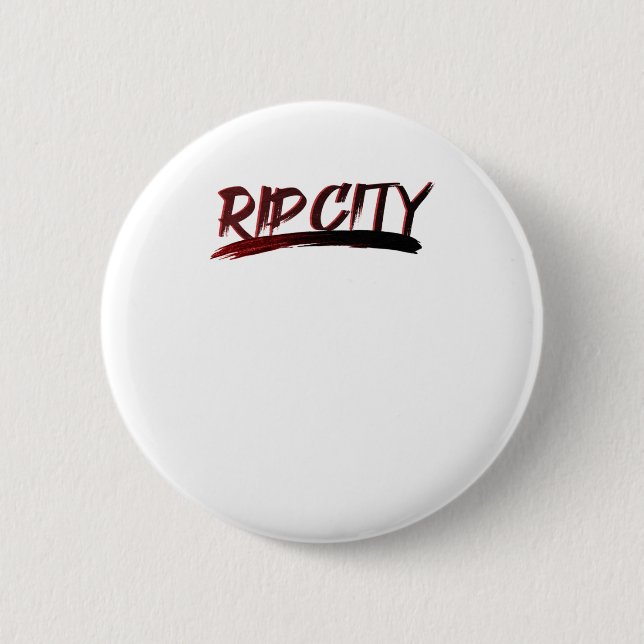 Chapa Redonda De 5 Cm Baloncesto de Rip City (Anverso)