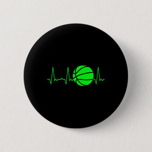 Chapa Redonda De 5 Cm Baloncesto latido 5