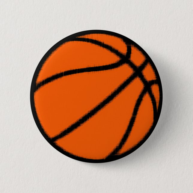 Chapa Redonda De 5 Cm baloncesto (pelota) (Anverso)