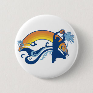 Chapa Redonda De 5 Cm baloncesto. summersetz.