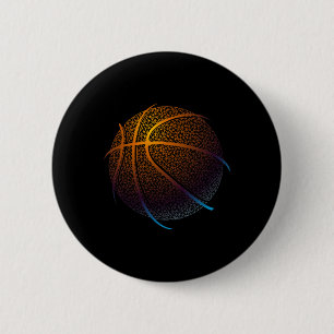 Chapa Redonda De 5 Cm Baloncesto Tees de baloncesto
