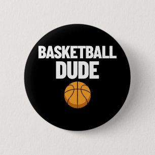 Chapa Redonda De 5 Cm Baloncesto Tío Mens Baloncesto Regalo Perfecto