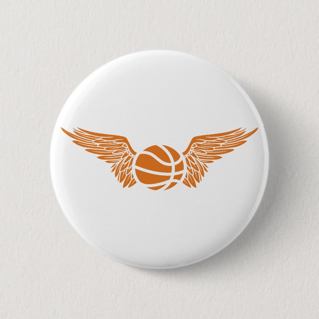 Chapa Redonda De 5 Cm baloncesto tribal. (Anverso)