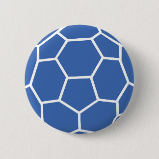 Chapa Redonda De 5 Cm balonmano azul de la bola
