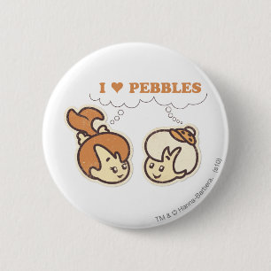 Chapa Redonda De 5 Cm Bam Bam ama a PEBBLES™