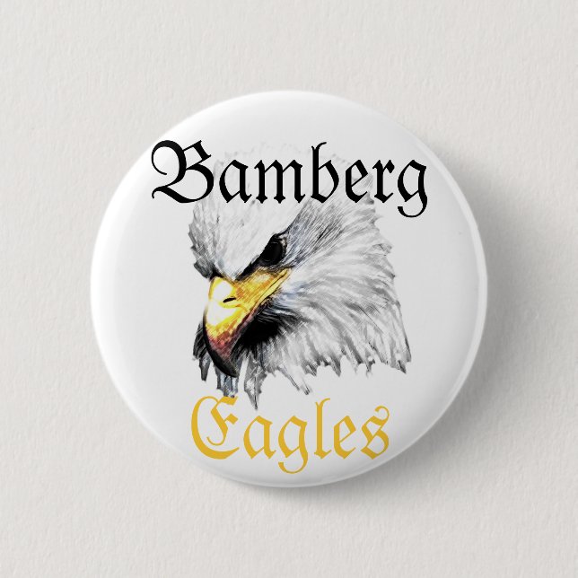 Chapa Redonda De 5 Cm Bamberg Eagles (Anverso)
