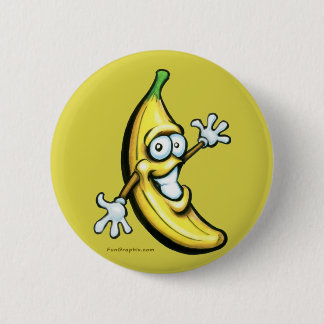 Chapa Redonda De 5 Cm Banana