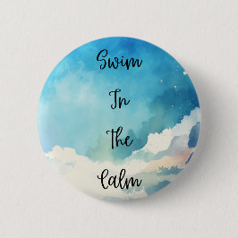 Chapa Redonda De 5 Cm Bañarse Con Tranquilidad