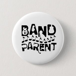 Chapa Redonda De 5 Cm Band Parent Music Notes