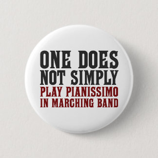 Chapa Redonda De 5 Cm Banda de marcha Pianissimo