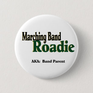 Chapa Redonda De 5 Cm Banda de marcha Roadie