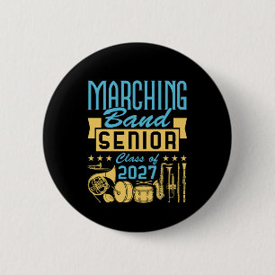 Chapa Redonda De 5 Cm Banda de Marcha Senior 2027