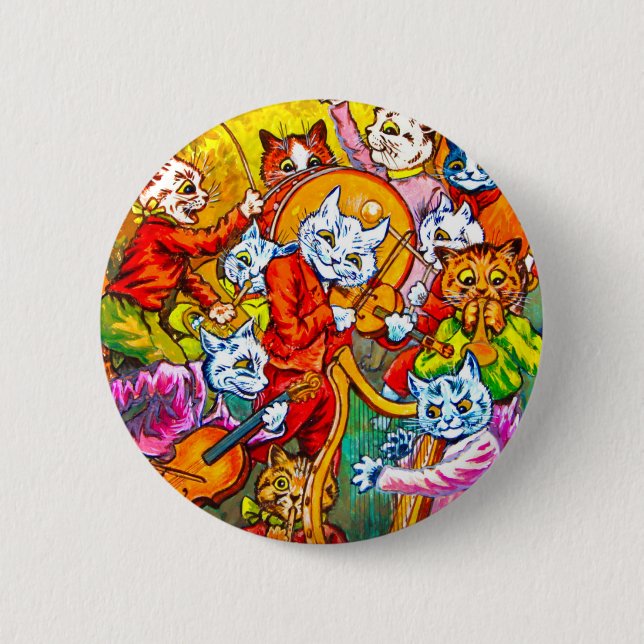 Chapa Redonda De 5 Cm Banda musical de Cat (Anverso)
