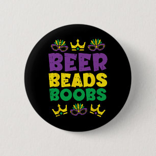 Chapa Redonda De 5 Cm Bandas Graciosas Louisiana Nola Mardi Gras Hombres