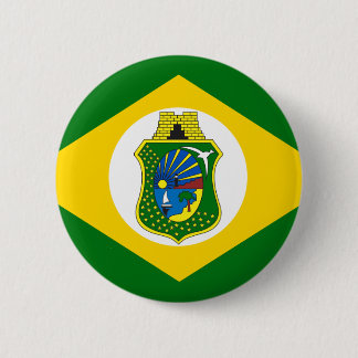 Chapa Redonda De 5 Cm Bandeira Ceará Brasil