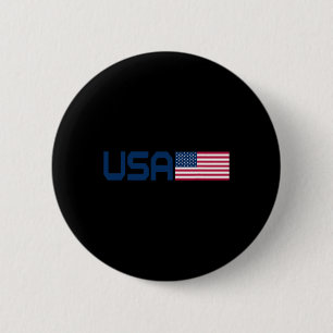 Chapa Redonda De 5 Cm Bandera Americana Genial Patriótico Hombres Mujere