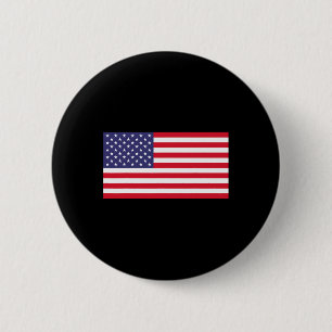 Chapa Redonda De 5 Cm Bandera Americana Mujeres Niñas Niños Hombres
