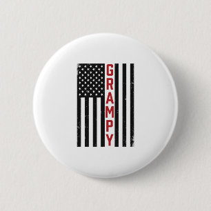 Chapa Redonda De 5 Cm Bandera Americana Patriótica Vintage Vector Desi d
