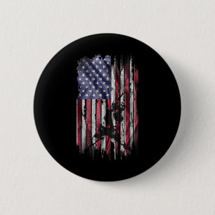 Chapa Redonda De 5 Cm Bandera Americana Vintage Usa Mejor Padre de Bádmi