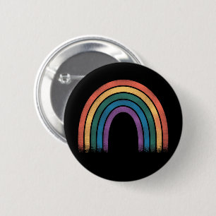 Chapa Redonda De 5 Cm Bandera arcoíris LGBTQ Orgullo gay Conciencia LGBT